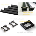 Mitsangana CNC Aluminum Clamps ho an'ny Octagon Carbon Tubes